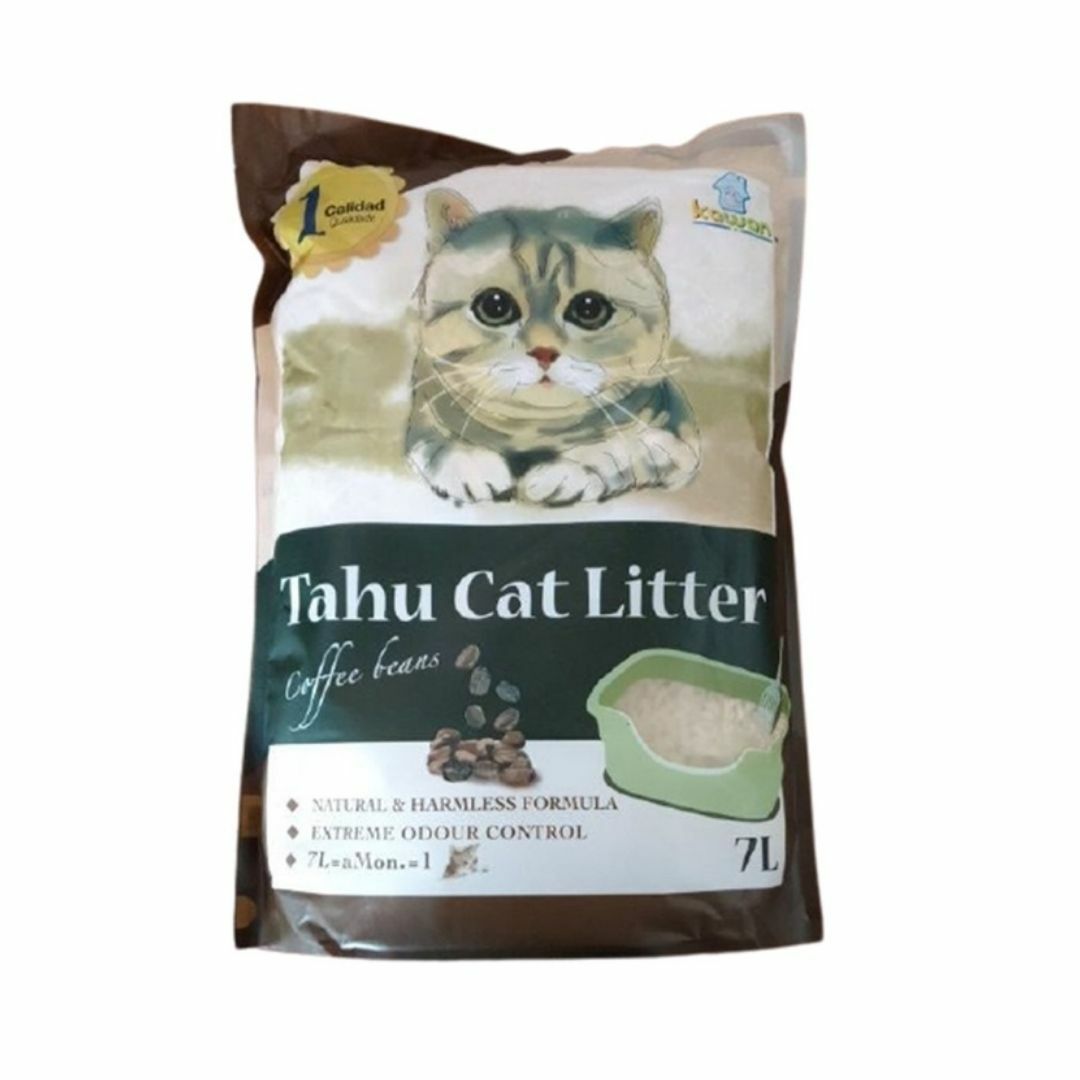 [3MeowPet] Kawan Tahu Super Easy Clean Up Instant Action Clumping Dry Cat  Litter/Pasir Kucing/Pet Toilet - 7L AACL3726