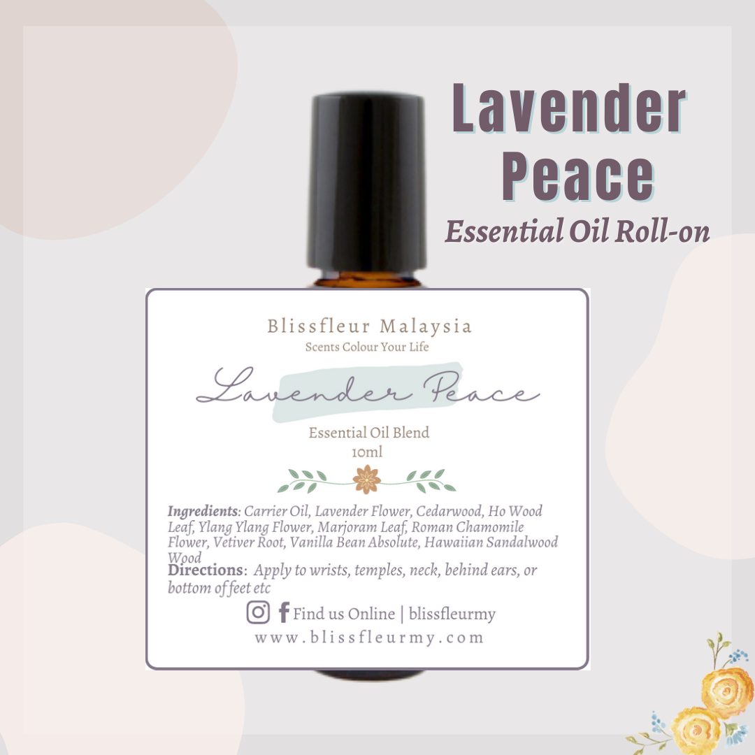 Essential Oil Roller Bottle Roll-on - Lavender Peace.png