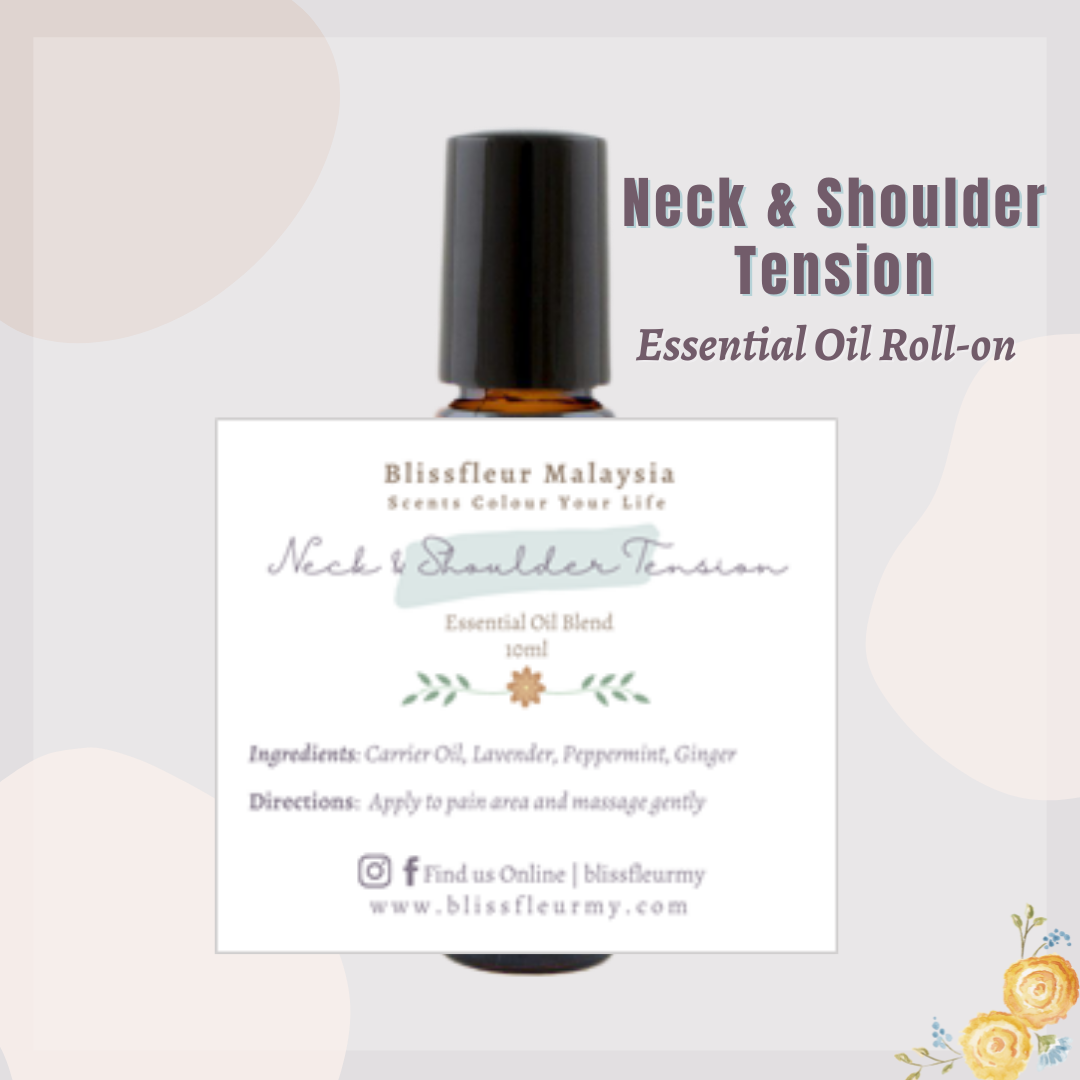 Essential Oil Roller Bottle Roll-on - Neck&Shoulder Tension - Benefit and Uses.png