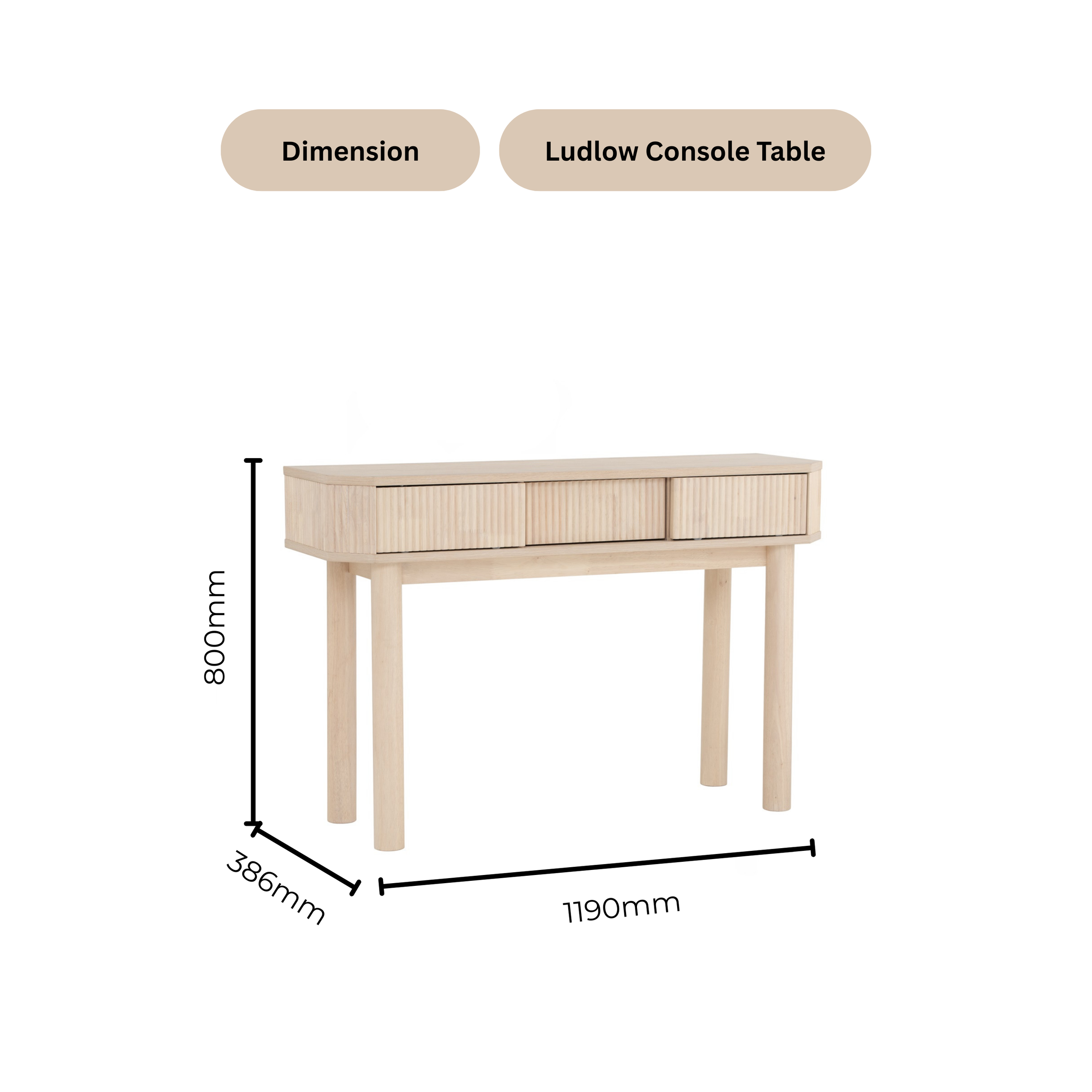 Ludlow Console Table