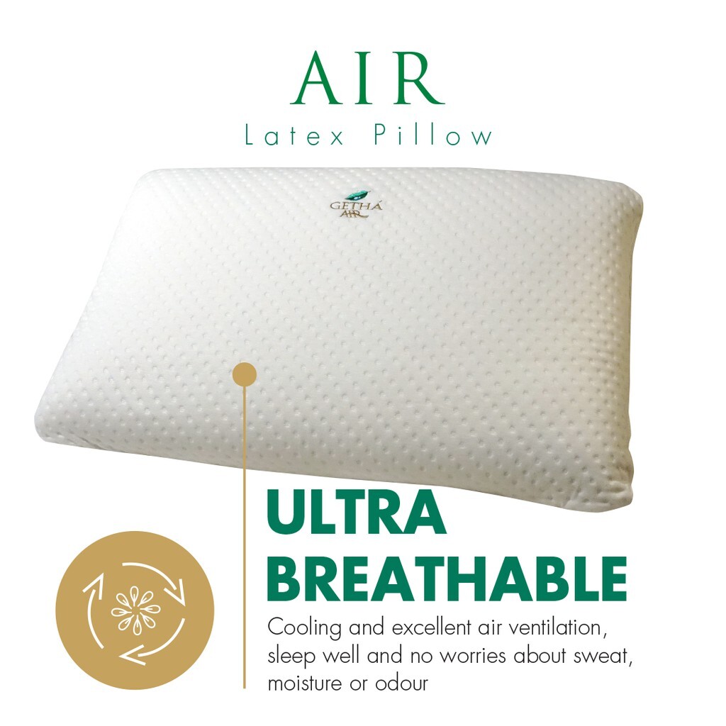 Firm Natural Latex Classic Pillow  Getha Online Malaysia – Gethá Online  Store