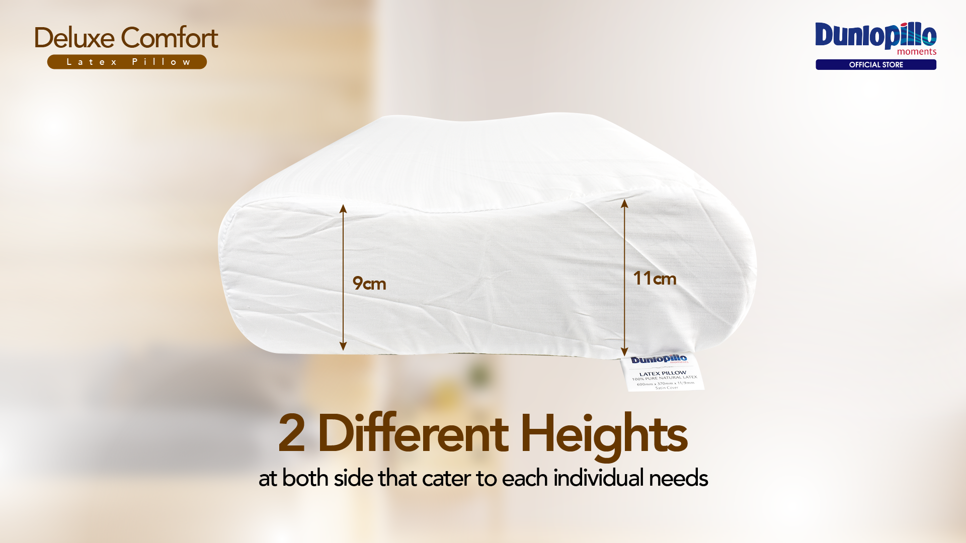 Deluxe comfort pillow best sale