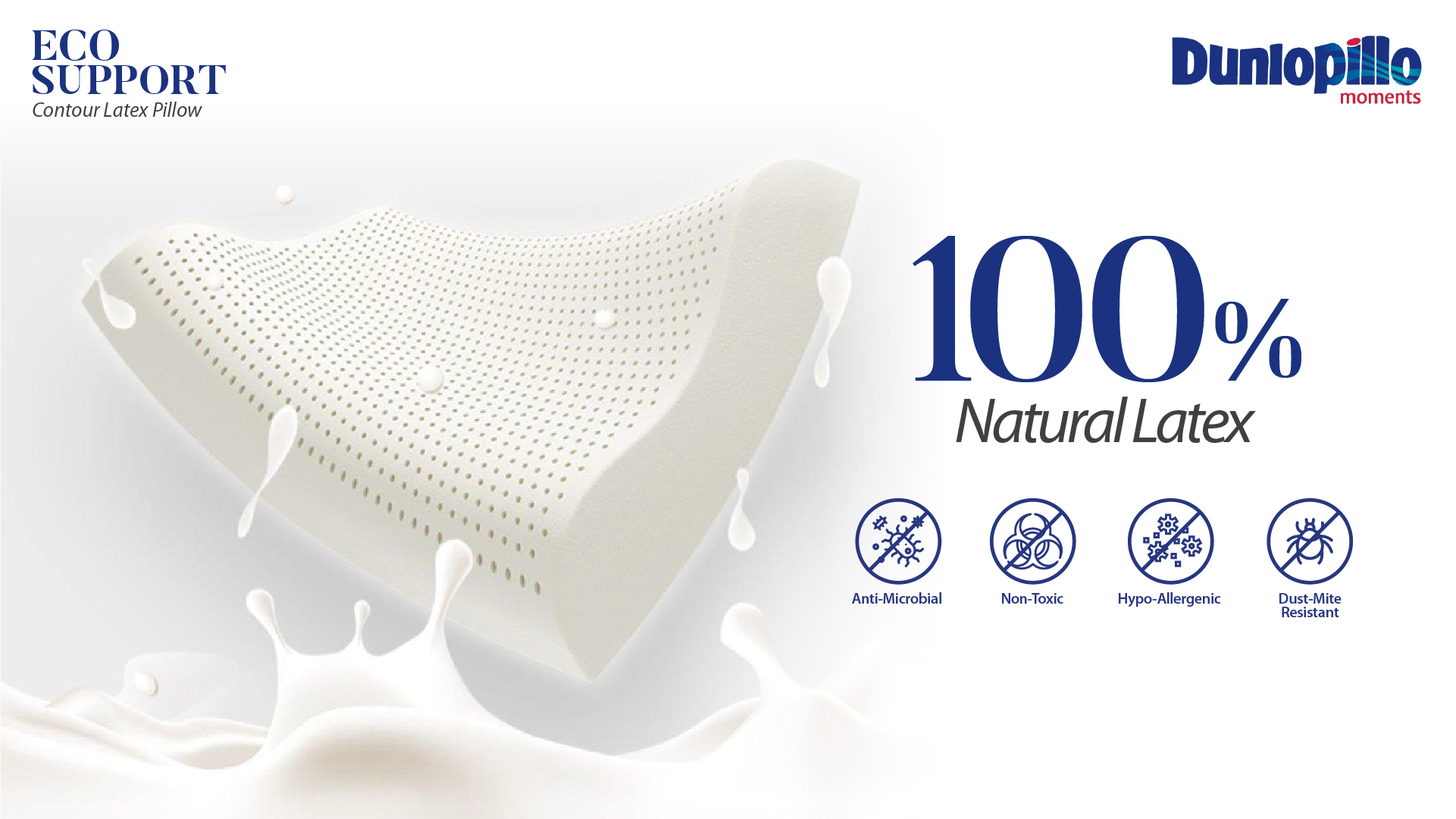 Eco Support Contour Latex Pillow 2