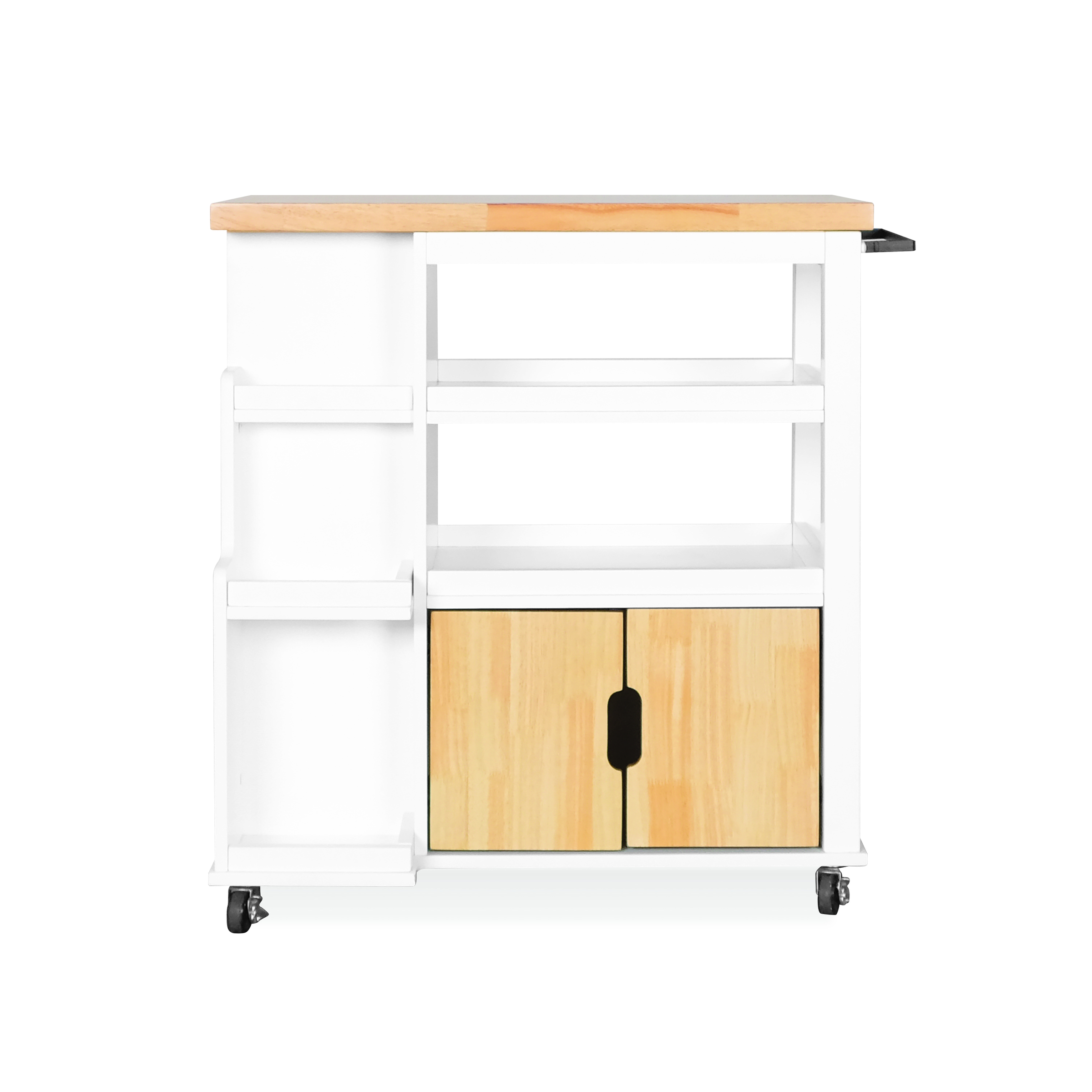 HoganKitchenCart_White_Front