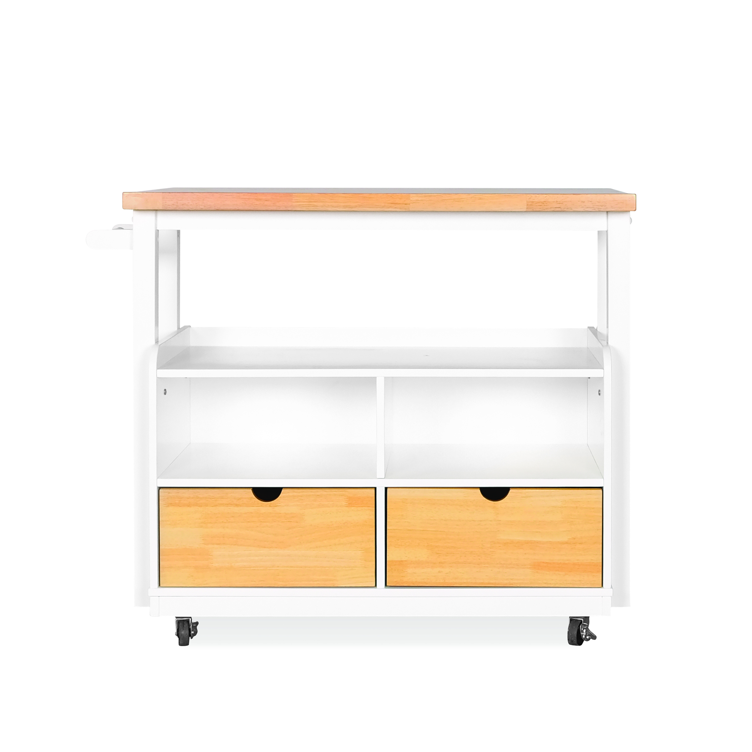 HarperKitchenCart_White_Front
