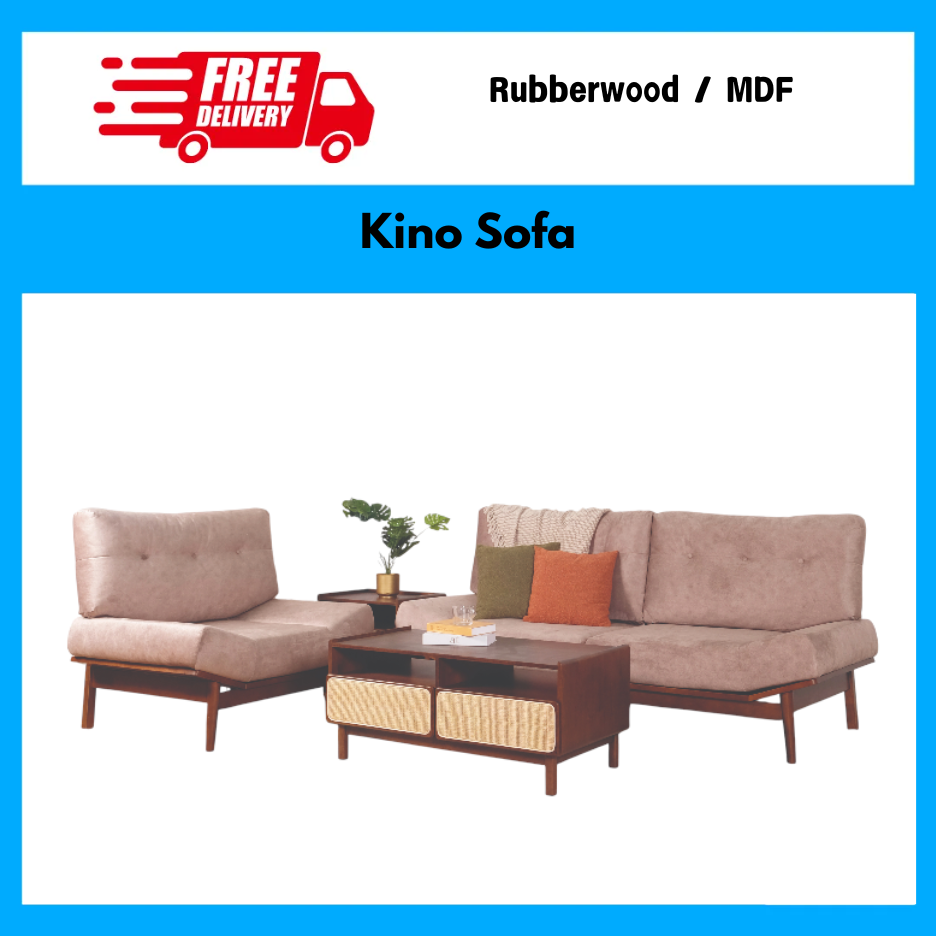 Komo Sofa Medium brown (1)