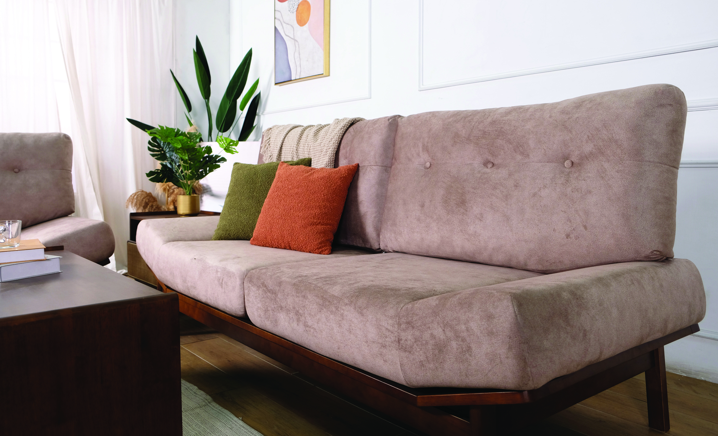 Komo Sofa Medium brown (4)