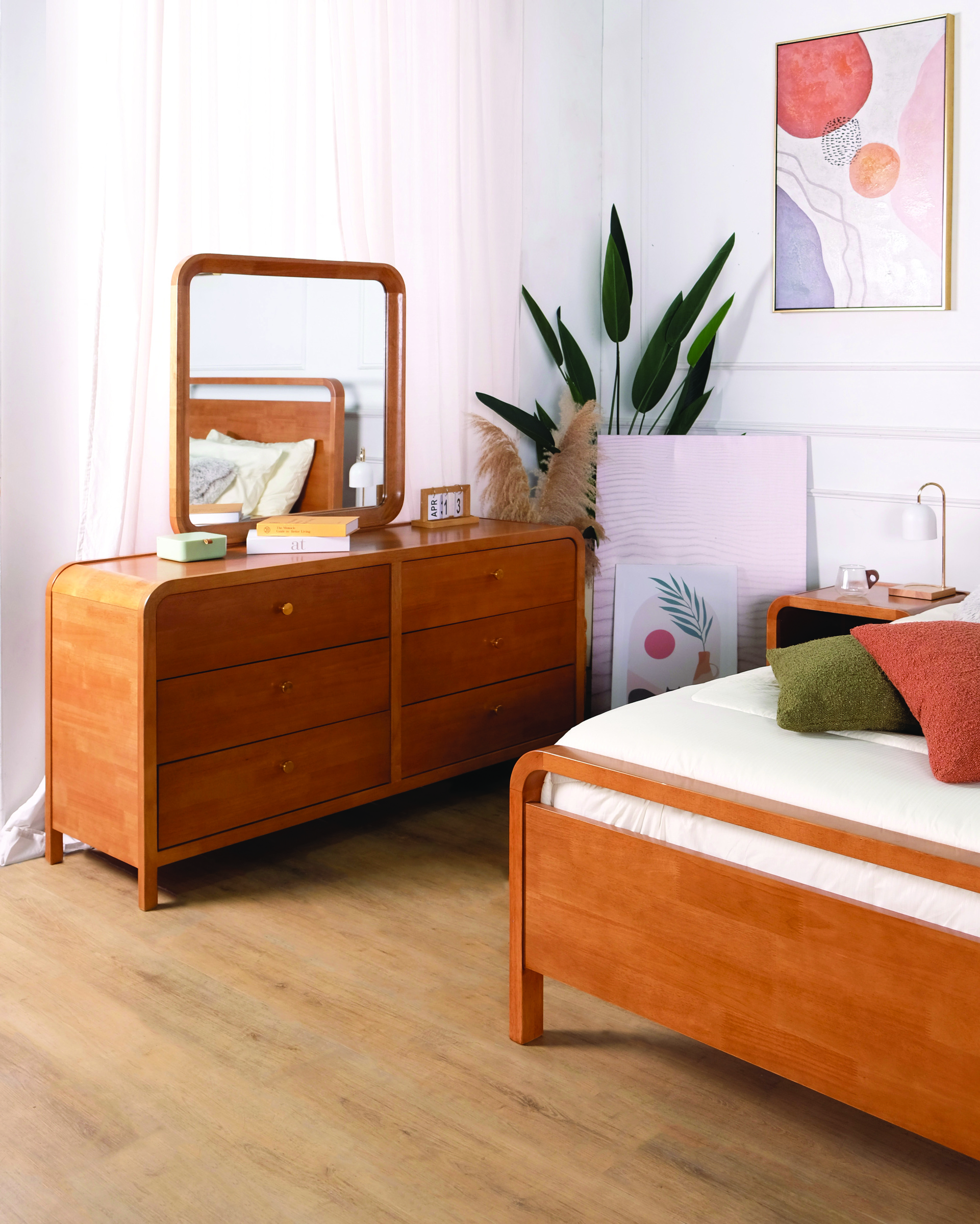 Romy Bed Light Walnut (3)