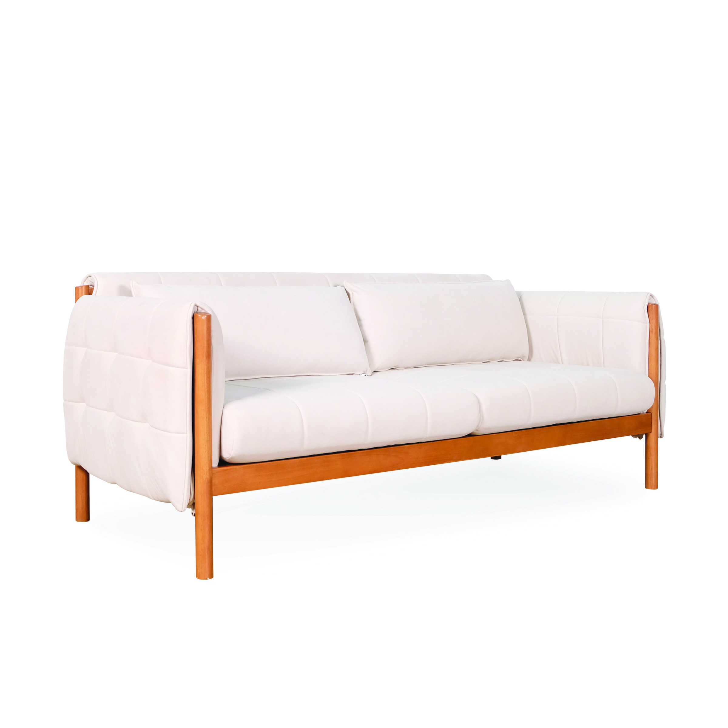 Mako Sofa Light Walnut (9) 2 Seater