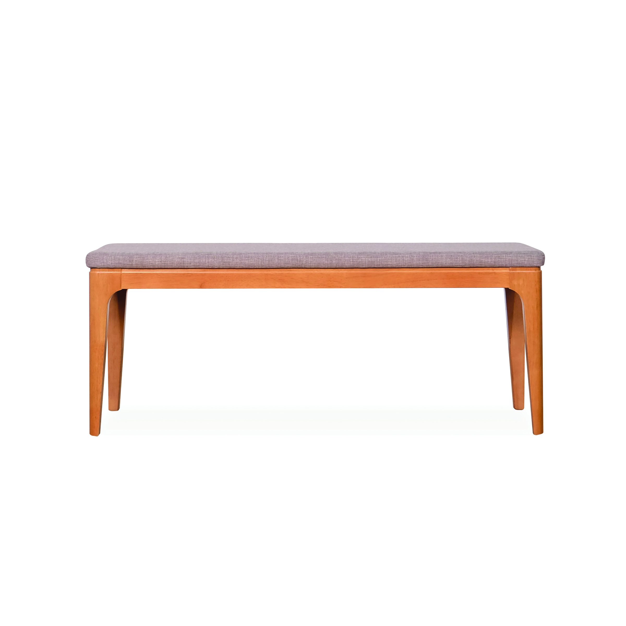 Christina Bench (Light Walnut)_Front