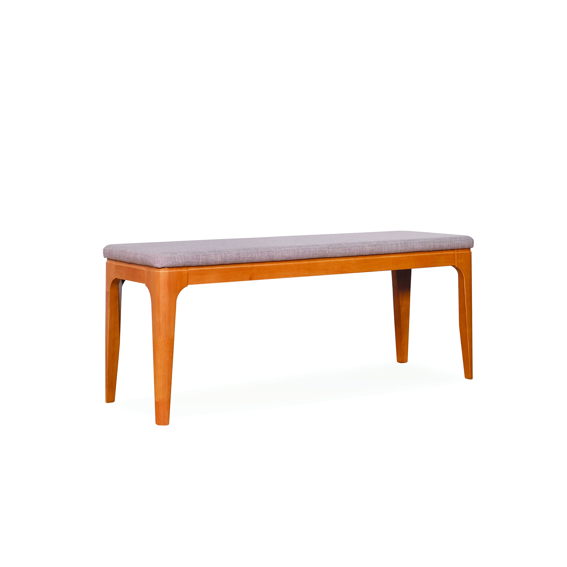 Christina Bench (Light Walnut)_Side