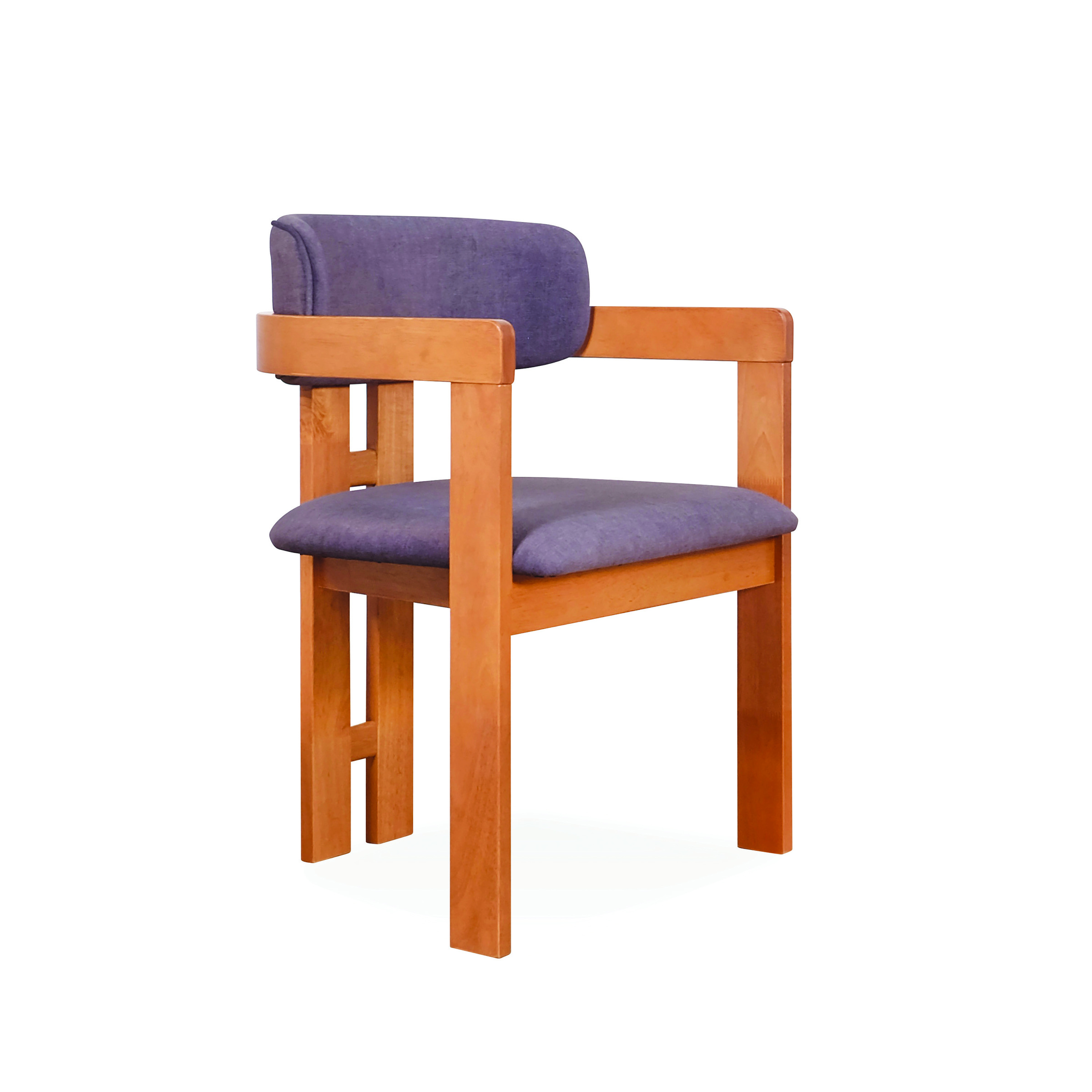 Cody Chair_Charcoal Fabric (Light Walnut)_Side
