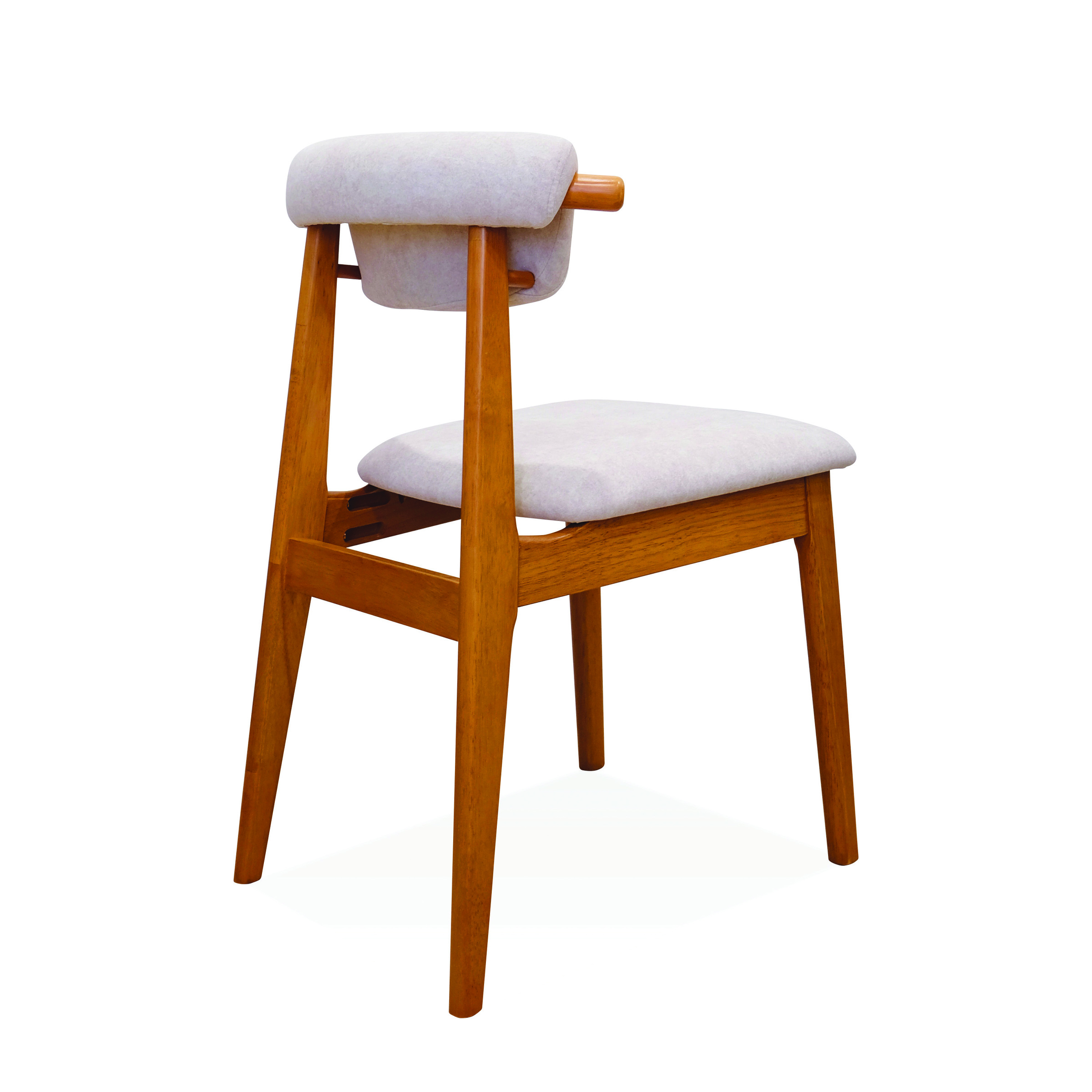 Ivory Chair (Light Walnut)_Back