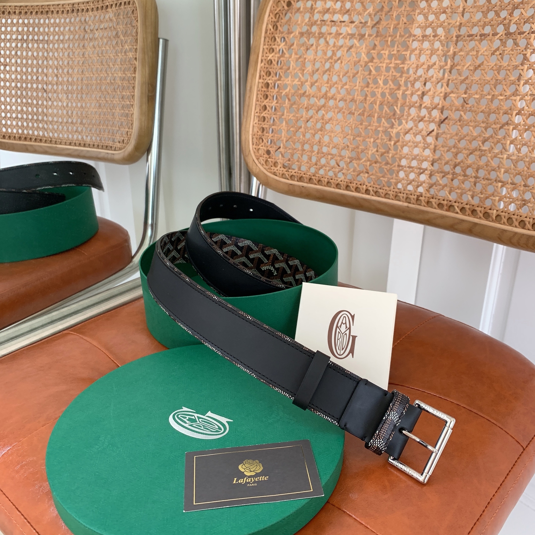 ♢預購♢ Goyard Florida 4cm Belt – 老佛爺時尚精品