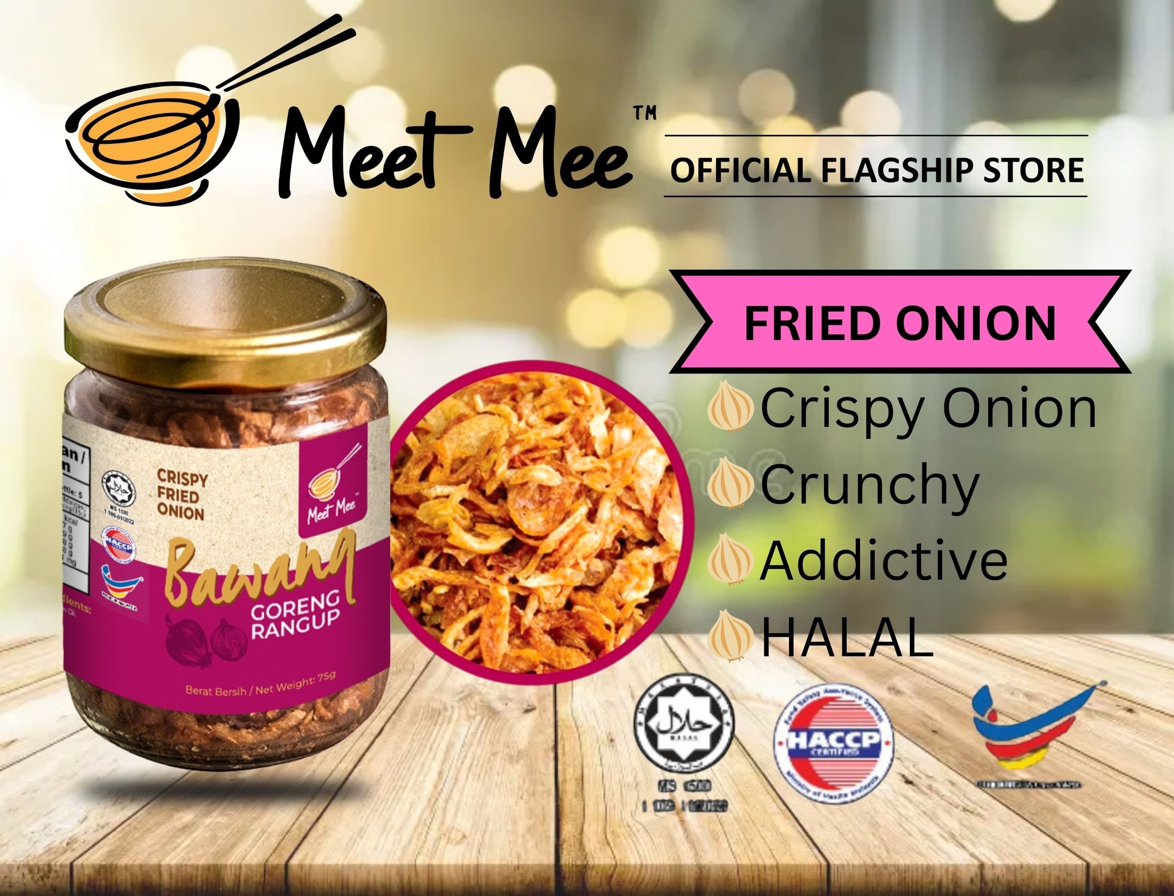 Crispy Fried Garlic Infused Oil Rich Aromatic Flavour Booster Perfect for Noodles & Rice HALAL Certified Premium Oil Easy to Use — Drizzle & Enjoy (3)