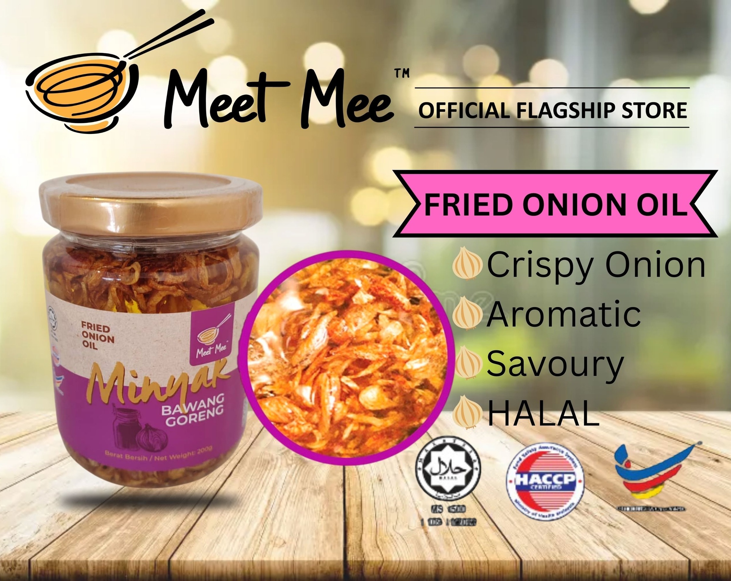 Crispy Fried Garlic Infused Oil Rich Aromatic Flavour Booster Perfect for Noodles & Rice HALAL Certified Premium Oil Easy to Use — Drizzle & Enjoy (2)