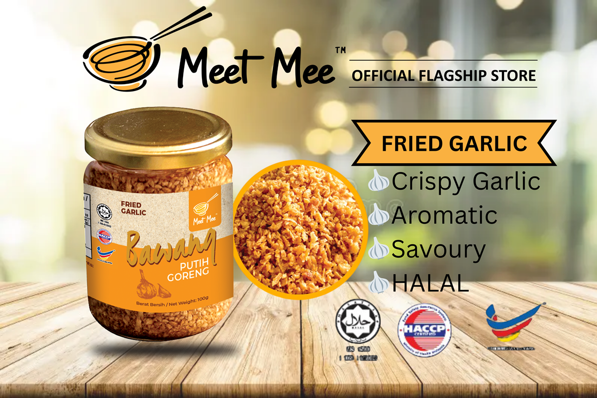 Crispy Fried Garlic Infused Oil Rich Aromatic Flavour Booster Perfect for Noodles & Rice HALAL Certified Premium Oil Easy to Use — Drizzle & Enjoy (6)