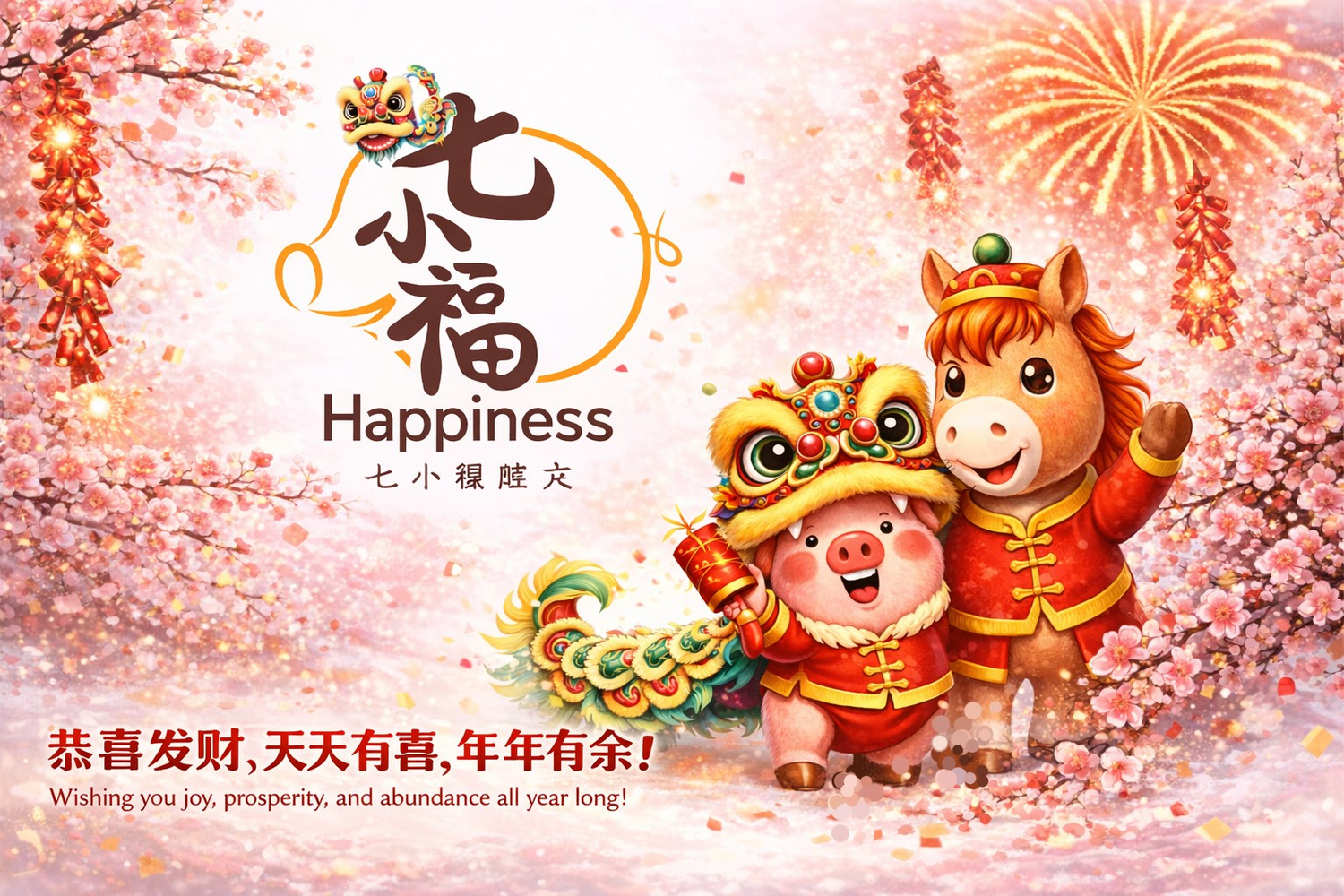 七小福肉店 Happigness Meat Store | Happy Chinese New Year! Oink Oink!