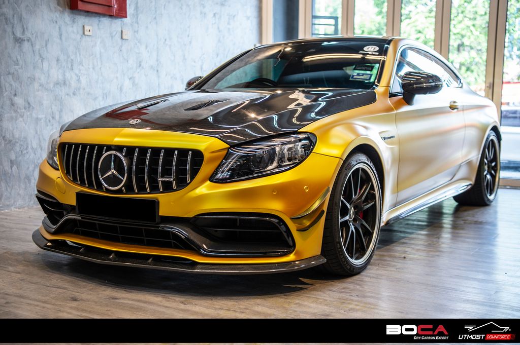 AMG C63s Coupe C205 BOCA Dry Carbon Edition Side Insert – Utmost Downforce  Garage