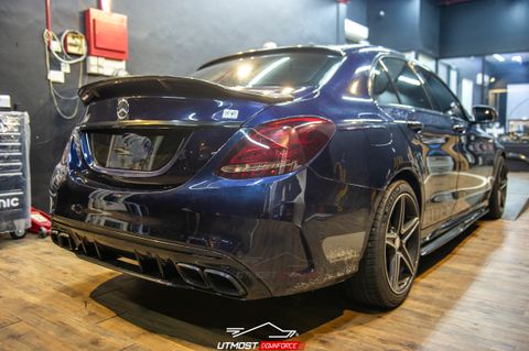 Mercedes Benz W205 Renntech Carbon Rear Spoiler – Utmost Downforce Garage