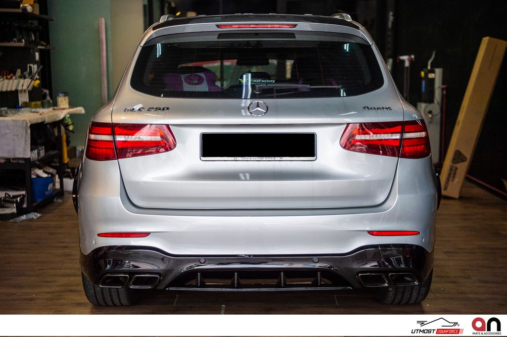 Mercedes Benz X253 GLC SUV Dry Carbon Fiber AMG Roof Spoiler – Utmost  Downforce Garage