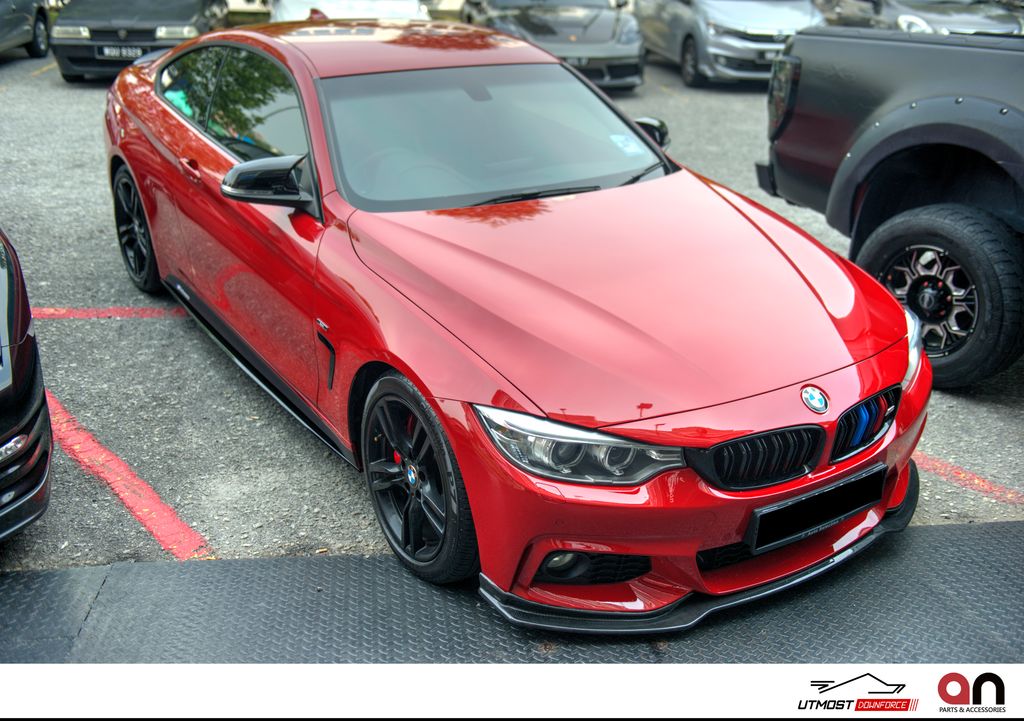 BMW F32 4 Series Exotic Tuning Carbon Front Lip – Utmost Downforce Garage