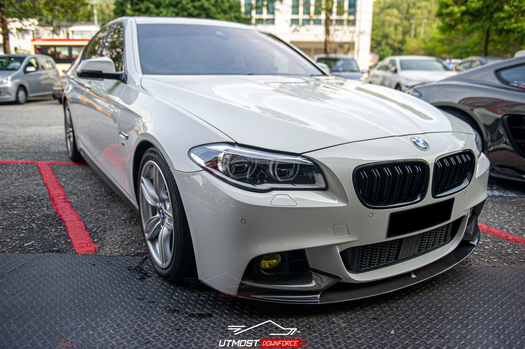 BMW F10 5 Series M Sport M Performance Carbon Front Lip – Utmost Downforce  Garage