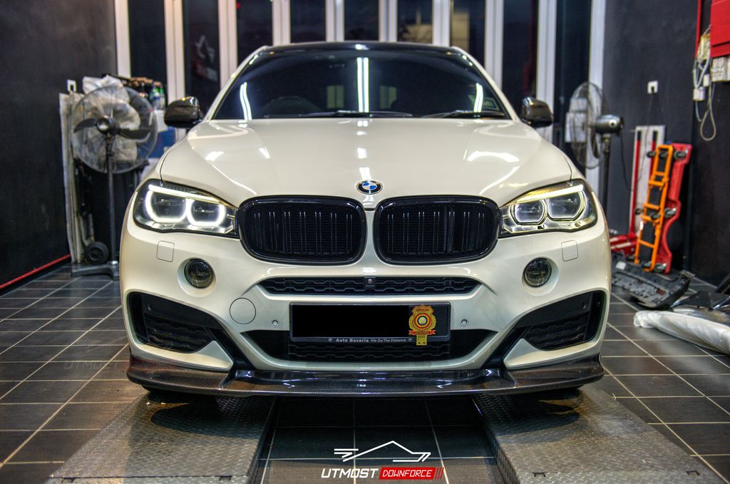 BMW F16 X6 3D Design Carbon Front Lip – Utmost Downforce Garage