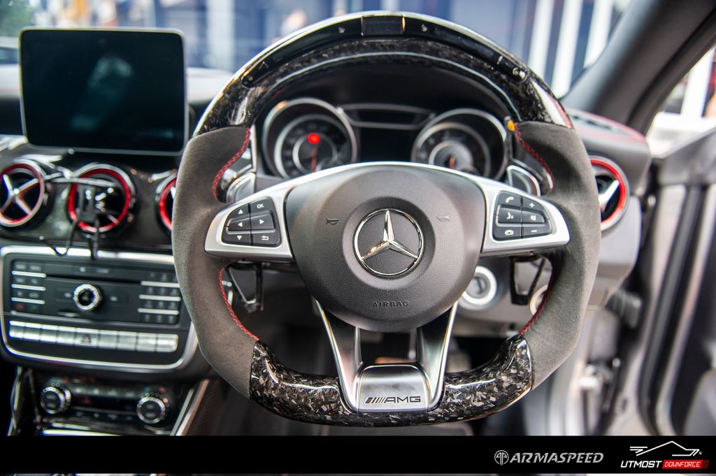 Mercedes-Benz AMG-Line Forged Carbon Wheel Paddle Shifters - ARMASPEED