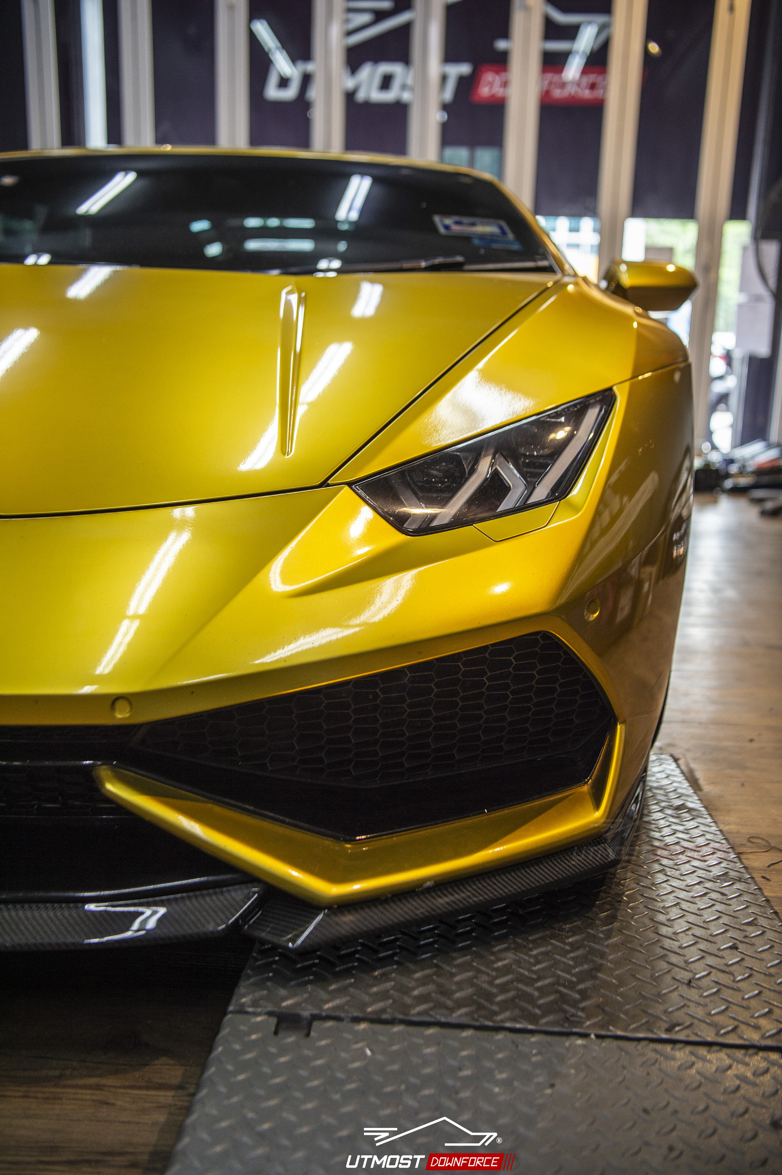 Lamborghini Huracan V Design Dry Carbon Front Lip – Utmost Lamborghini Huracan V Design Dry Carbon Front Lip – Utmost