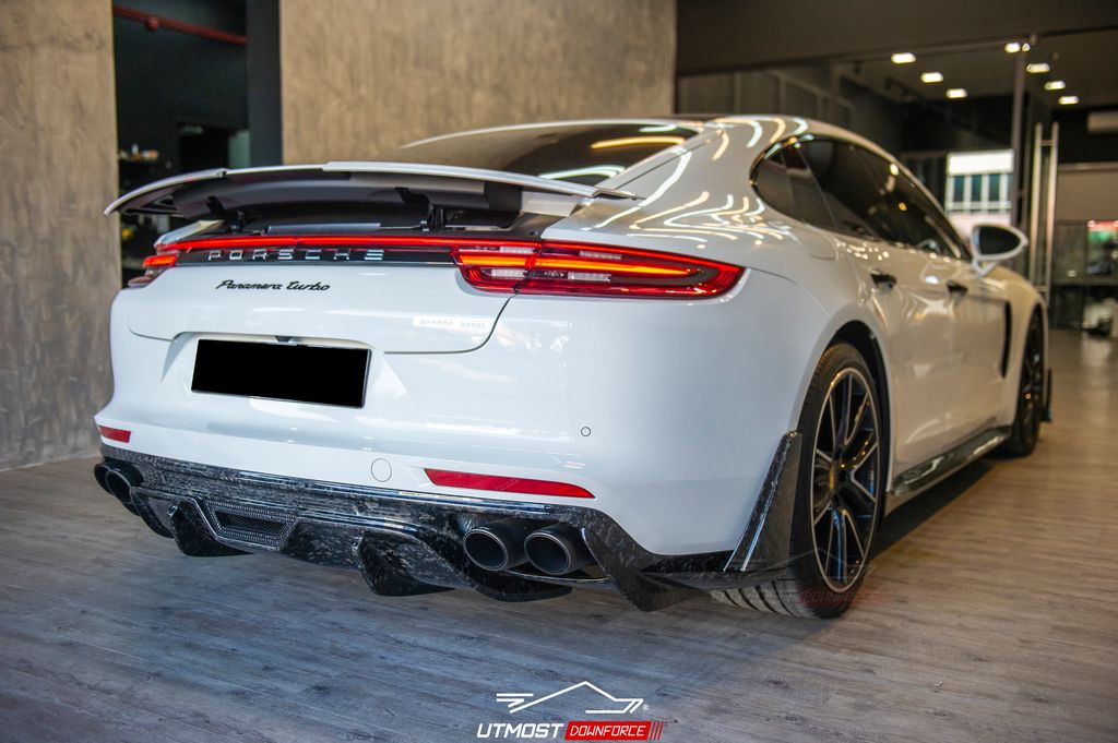 Porsche Panamera 971 S Design Dry Carbon Rear Diffuser – Utmost Downforce  Garage