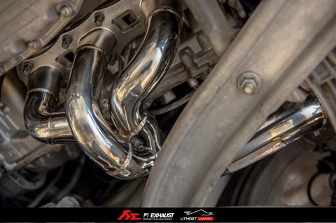 Porsche 981 Cayman / Cayman S with FI Exhaust Catless Manifold and