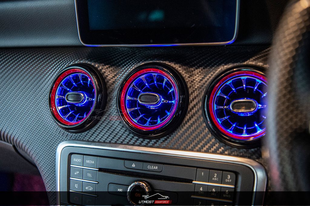 Mercedes Benz W176 / C117 / X156 Turbine Air Cond LED – Utmost Downforce  Garage