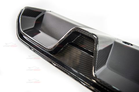 BMW M5 G90/G99 DTD V1 STYLE DRY CARBON FIBER REAR DIFFUSER