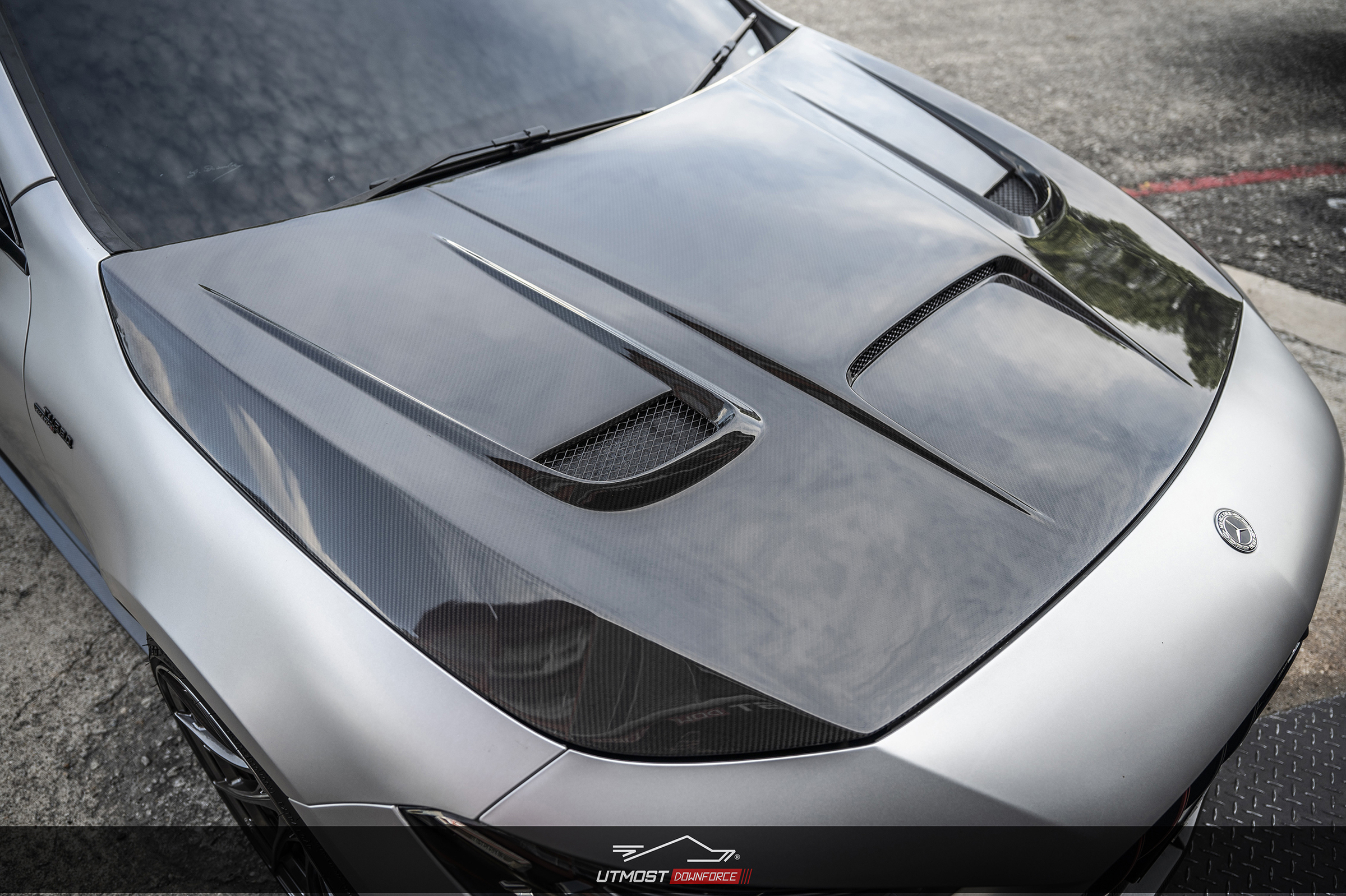 thumbnail image 2 of Evan-Fischer Primed Steel Hood For Mercedes-Benz CLA250 / CLA45 AMG 2014-2019 C117 2 of 3