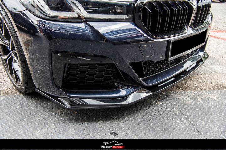 G30 VTEN LCI Front Lip Black 4