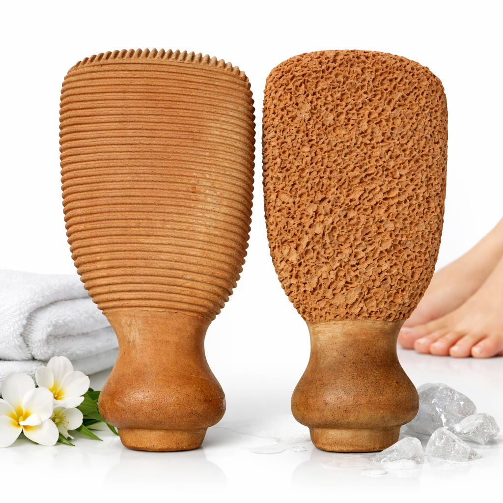 TERRA COTTA FOOT SCRUBBER
