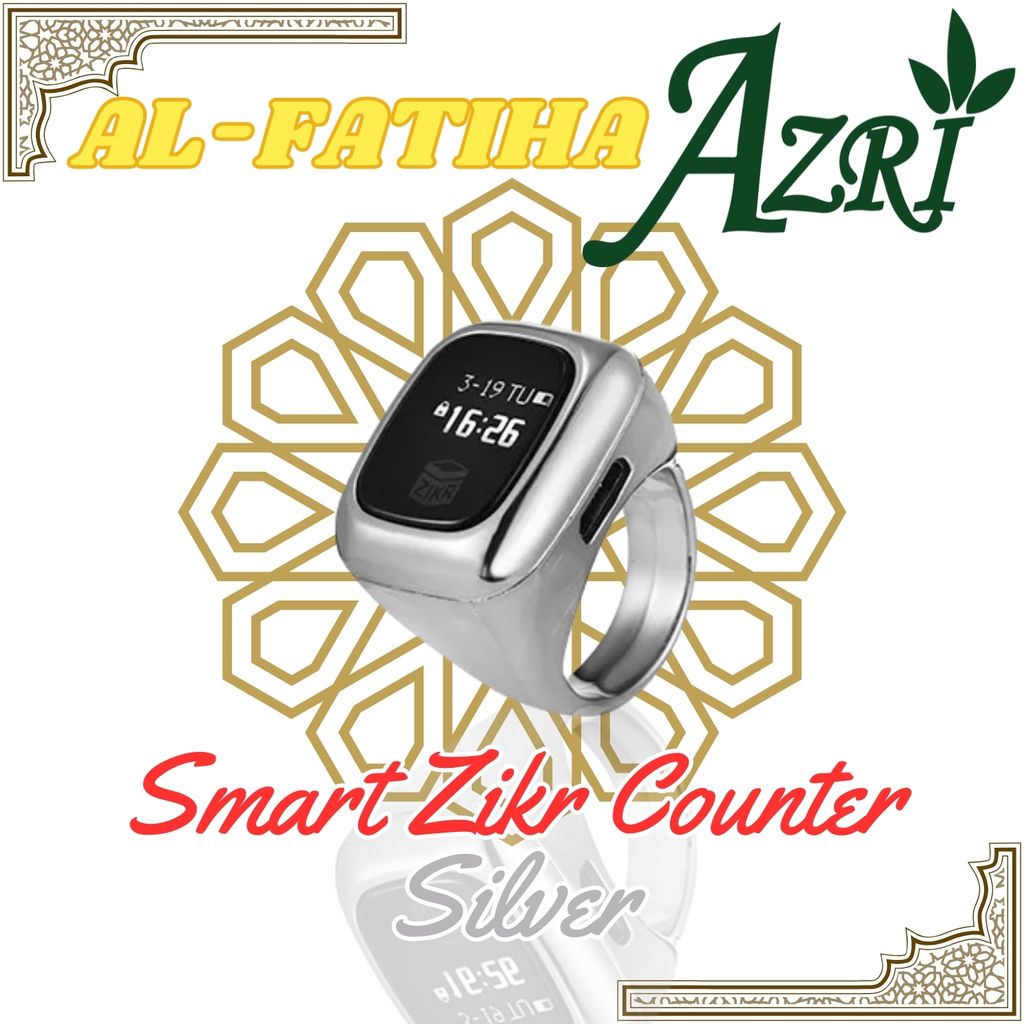 Al_Fatiha_Smart_Zikr_Counter_Silver