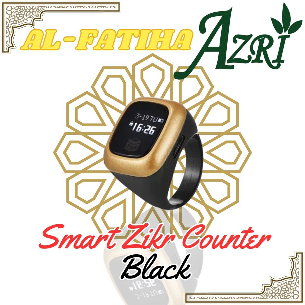 Al_Fatiha_Smart_Zikr_Counter_Black