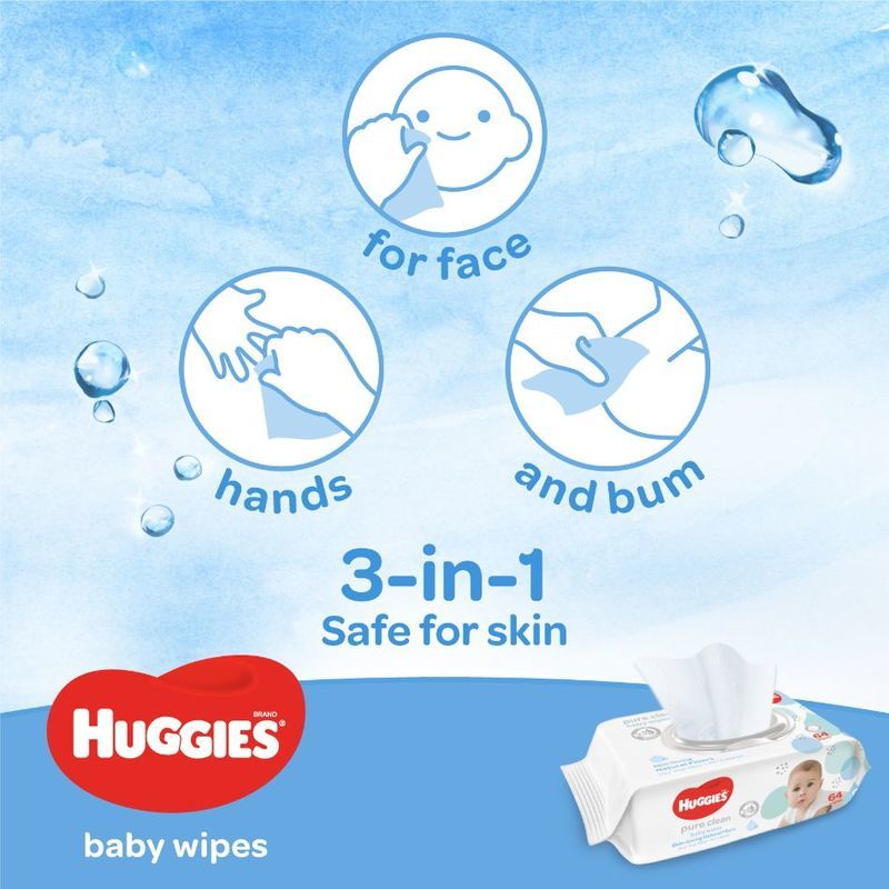 huggies face and hand wipes