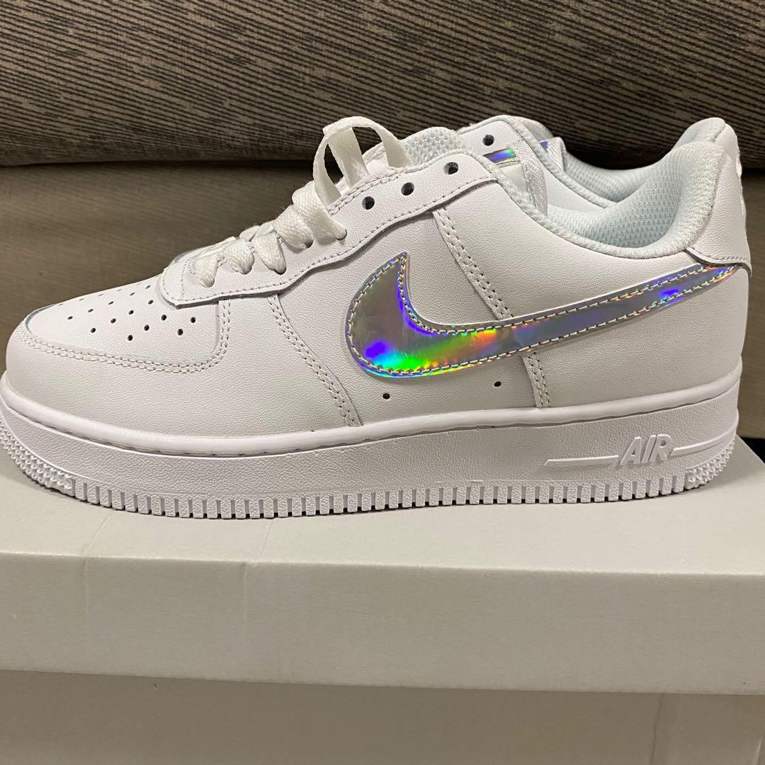 Nike Air Force 1 Holographic Swoosh – shopwith.styleee
