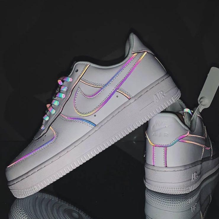 air force 1 mid reflective