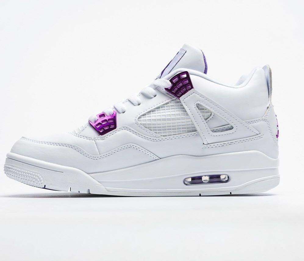 metallic pink jordan 4