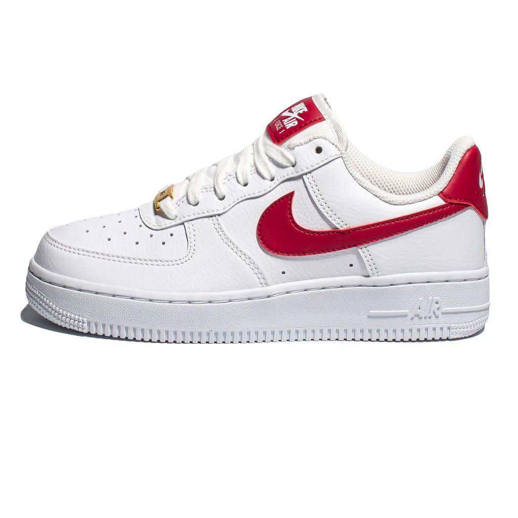 Nike Air Force 1 07 White Noble Red – shopwith.styleee