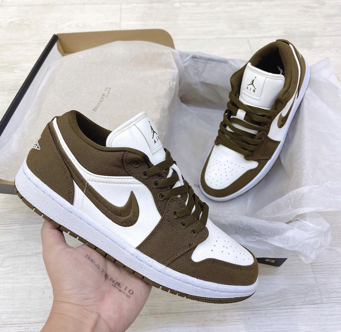nike dunk low light olive