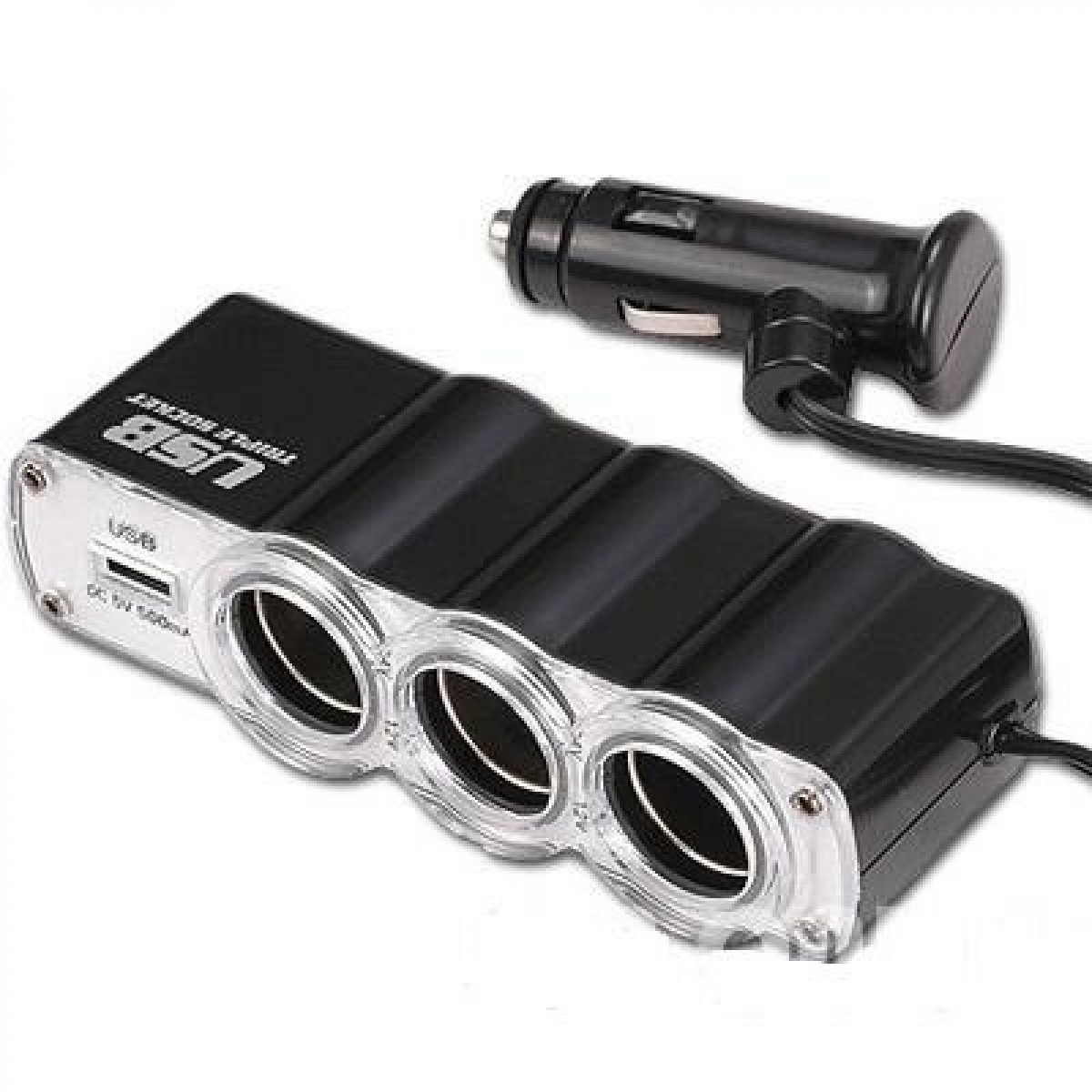 WF 0120 USB & Triple socket (in car) Hotdeal Store