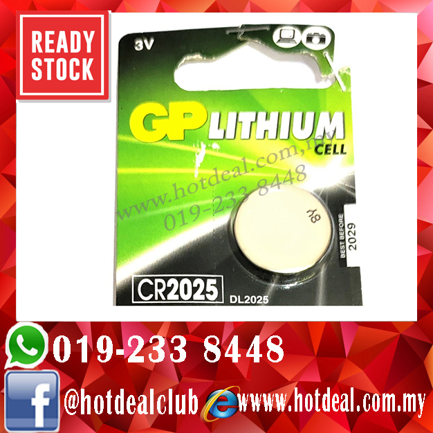 Battery GP CR2025 3V Lithium – Hotdeal Store