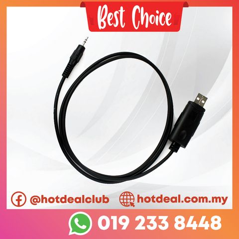 1Pin 2.5mm USB Programming Cable for MOTOROLA GP88S (3)