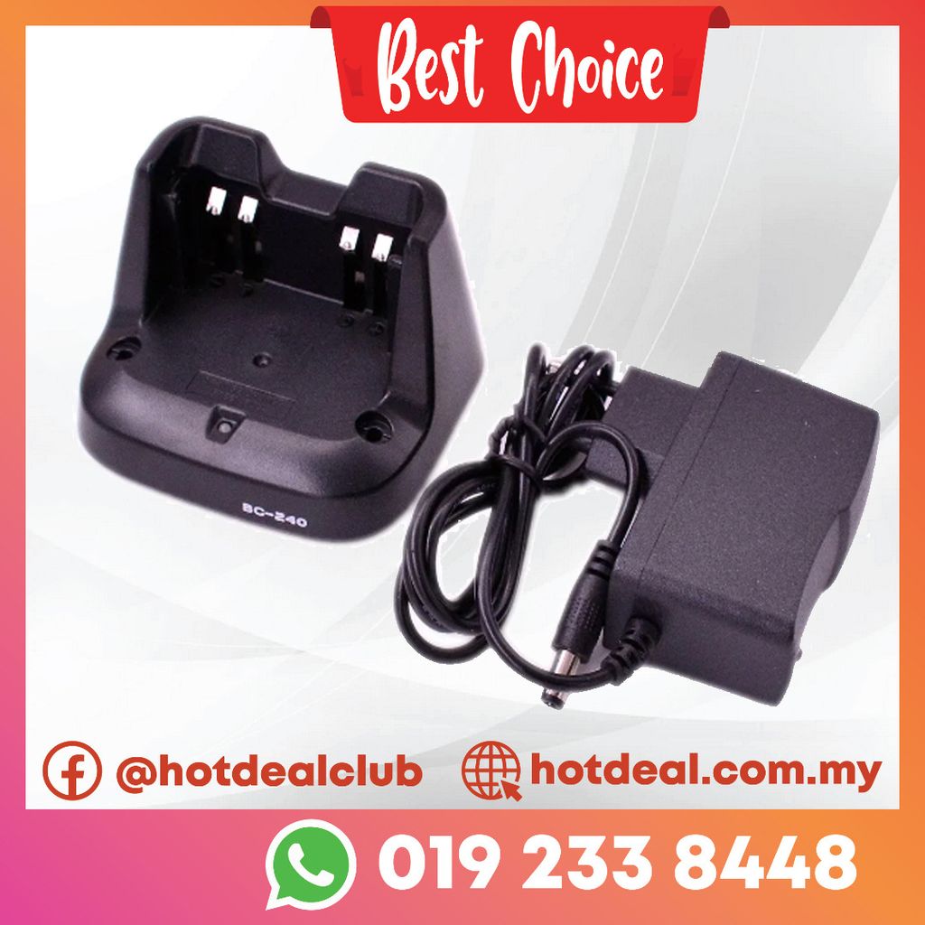 Desktop charger with adaptor ic v90