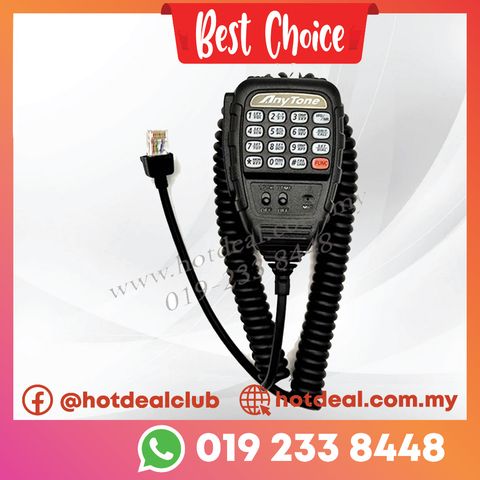 PTT palm mic Anytone AT588 Mobile Car Radio